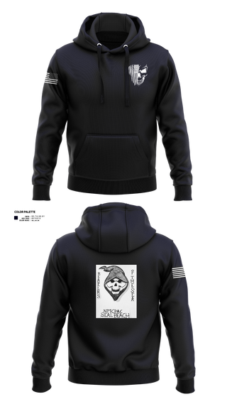 Hoodie, NMCPAC Seal Beach, Navy, Teamtime, Team time, sublimation, custom sports apparel, team uniforms, spirit wear, spiritwear, sports uniforms, custom shirts, team store, custom team store, fundraiser sports, apparel fundraiser
