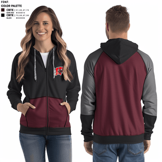 Zip Hoodie, Wagner Girls Soccer, Women's Soccer, Teamtime, Team time, sublimation, custom sports apparel, team uniforms, spirit wear, spiritwear, sports uniforms, custom shirts, team store, custom team store, fundraiser sports, apparel fundraiser