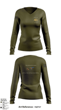AOB-S 37277652 Women's Long Sleeve V-neck Shirt - 24