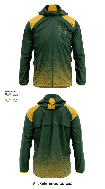 DC Everest Youth Baseball League 17508188 Windbreaker - 1