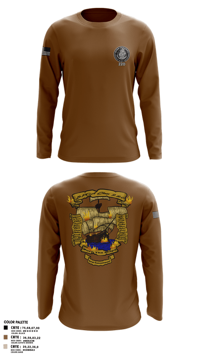 220 BPOA 59828515 Long Sleeve Performance Shirt - 2