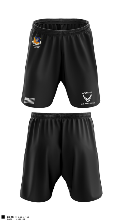 WBHS AFJROTC 46215478 Athletic Shorts With Pockets - 11