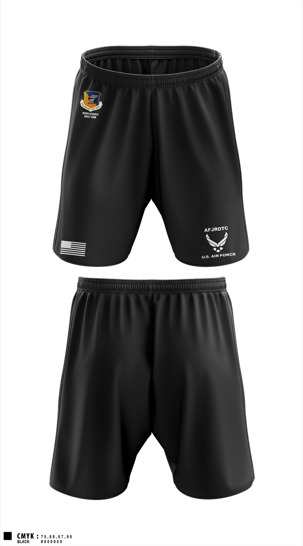 Athletic Shorts With Pockets, WBHS AFJROTC, Air Force, Teamtime, Team time, sublimation, custom sports apparel, team uniforms, spirit wear, spiritwear, sports uniforms, custom shirts, team store, custom team store, fundraiser sports, apparel fundraiser
