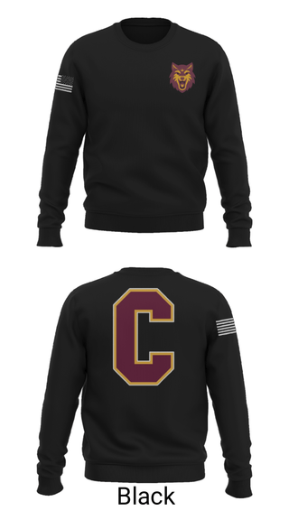Crew Neck Sweatshirt, Colonie Central High School Volleyball, Women's Volleyball, Teamtime, Team time, sublimation, custom sports apparel, team uniforms, spirit wear, spiritwear, sports uniforms, custom shirts, team store, custom team store, fundraiser sports, apparel fundraiser