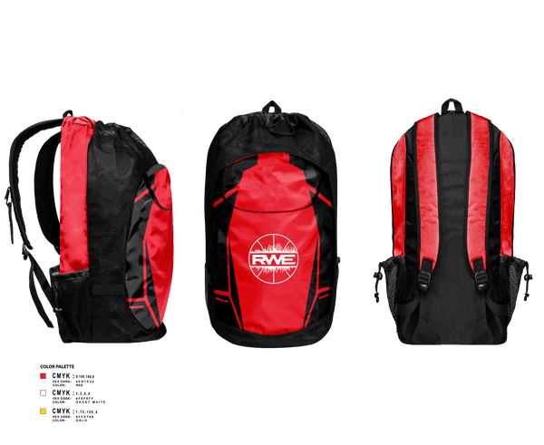 Gear Bag, RWE, Women's Basketball, Teamtime, Team time, sublimation, custom sports apparel, team uniforms, spirit wear, spiritwear, sports uniforms, custom shirts, team store, custom team store, fundraiser sports, apparel fundraiser