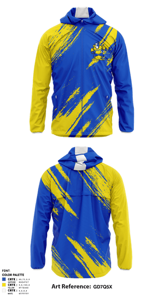 Windbreaker, Jewell High School, Spirit Store, Teamtime, Team time, sublimation, custom sports apparel, team uniforms, spirit wear, spiritwear, sports uniforms, custom shirts, team store, custom team store, fundraiser sports, apparel fundraiser