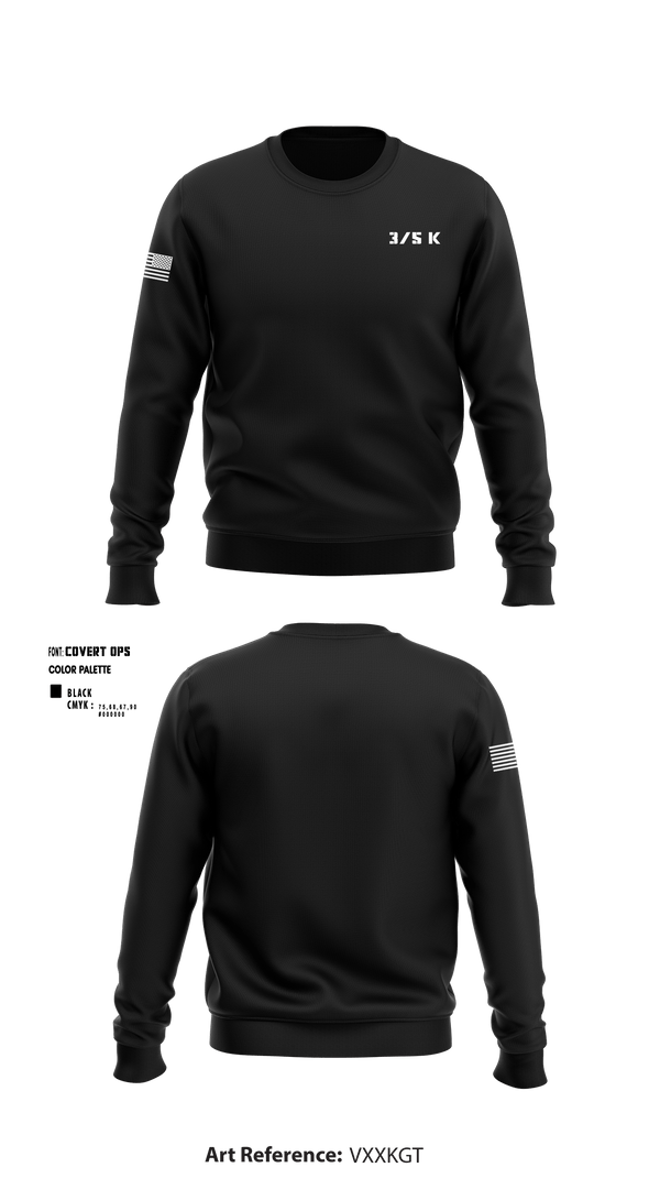 Crew Neck Sweatshirt, 3/5 k, Marines, Teamtime, Team time, sublimation, custom sports apparel, team uniforms, spirit wear, spiritwear, sports uniforms, custom shirts, team store, custom team store, fundraiser sports, apparel fundraiser