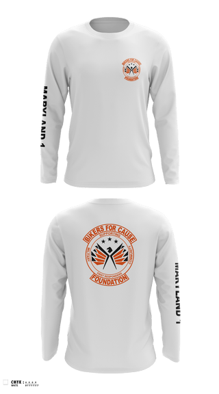 Long Sleeve Performance Shirt, Bikers For Cause Foundation, , Teamtime, Team time, sublimation, custom sports apparel, team uniforms, spirit wear, spiritwear, sports uniforms, custom shirts, team store, custom team store, fundraiser sports, apparel fundraiser
