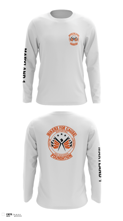 Bikers For Cause Foundation 91283593 Long Sleeve Performance Shirt - 9