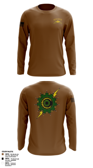 Long Sleeve Performance Shirt, Chaos Company, Army, Teamtime, Team time, sublimation, custom sports apparel, team uniforms, spirit wear, spiritwear, sports uniforms, custom shirts, team store, custom team store, fundraiser sports, apparel fundraiser