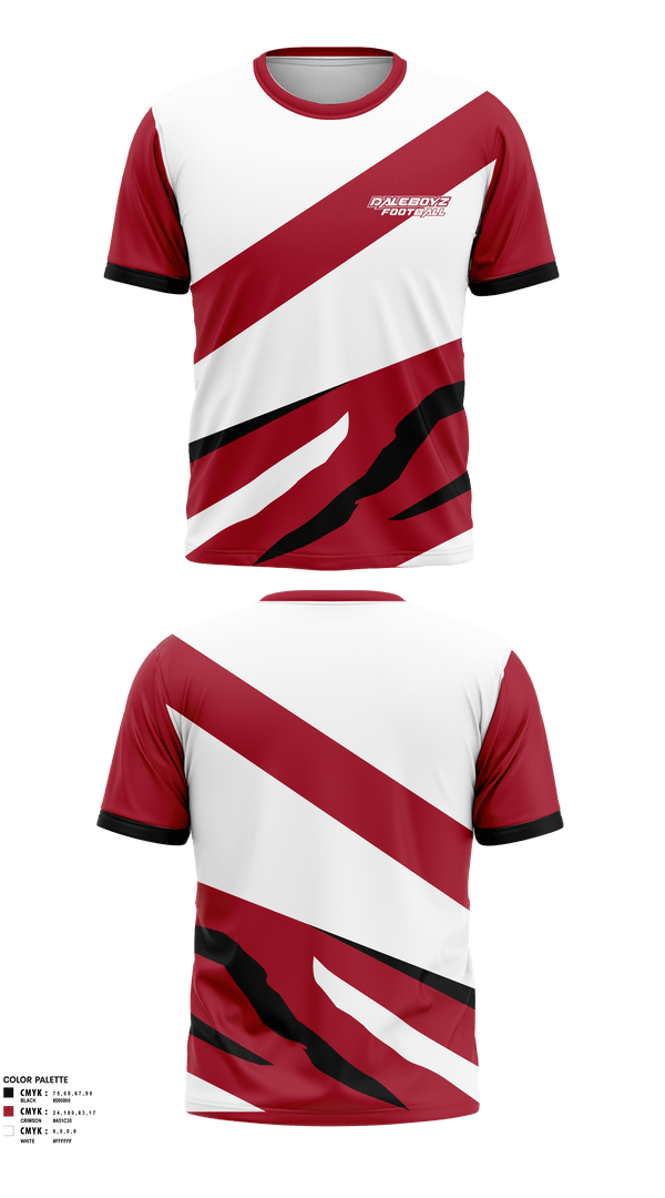 Short Sleeve Performance Shirt, Daleboyz, Football, Teamtime, Team time, sublimation, custom sports apparel, team uniforms, spirit wear, spiritwear, sports uniforms, custom shirts, team store, custom team store, fundraiser sports, apparel fundraiser