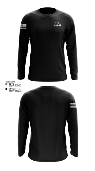 Long Sleeve Performance Shirt, C Co. 1-10 AB, , Teamtime, Team time, sublimation, custom sports apparel, team uniforms, spirit wear, spiritwear, sports uniforms, custom shirts, team store, custom team store, fundraiser sports, apparel fundraiser