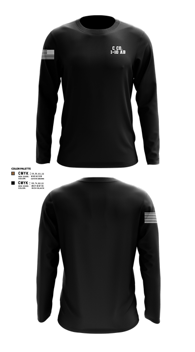 C Co. 1-10 AB 58582166 Long Sleeve Performance Shirt - 1