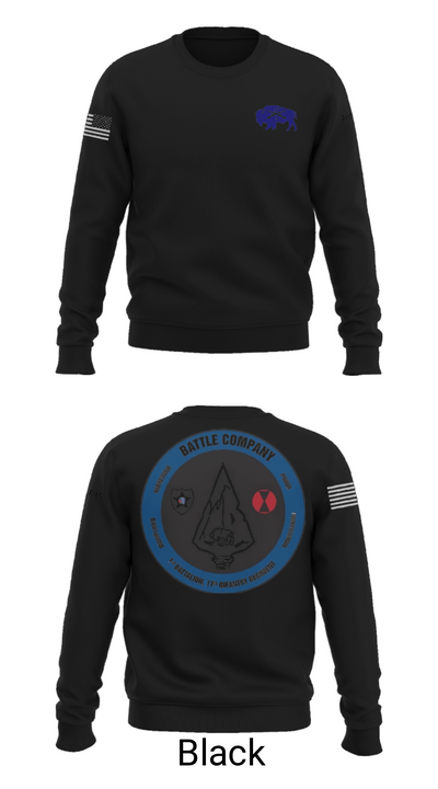 Battle company 1-17IN 67217435 Crew Neck Sweatshirt - 25