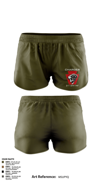 Charger Co. / 2-112th Infantry Battalion 37738588 Ranger Panties - 130