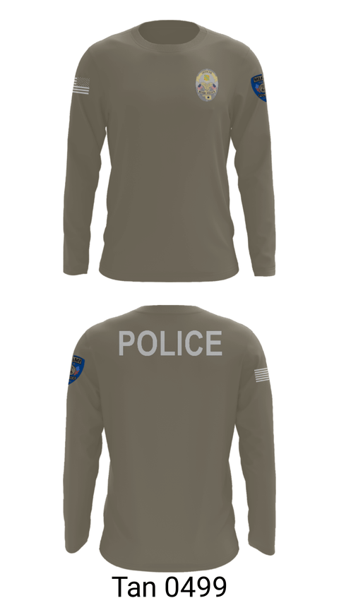 Long Sleeve Performance Shirt, Miami Police Department, Police, Teamtime, Team time, sublimation, custom sports apparel, team uniforms, spirit wear, spiritwear, sports uniforms, custom shirts, team store, custom team store, fundraiser sports, apparel fundraiser