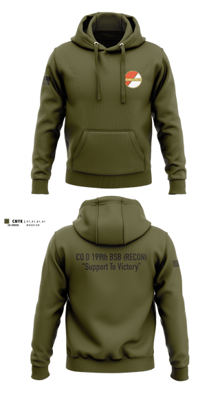 Hoodie, Co D 199TH BSB RECON, National Guard, Teamtime, Team time, sublimation, custom sports apparel, team uniforms, spirit wear, spiritwear, sports uniforms, custom shirts, team store, custom team store, fundraiser sports, apparel fundraiser