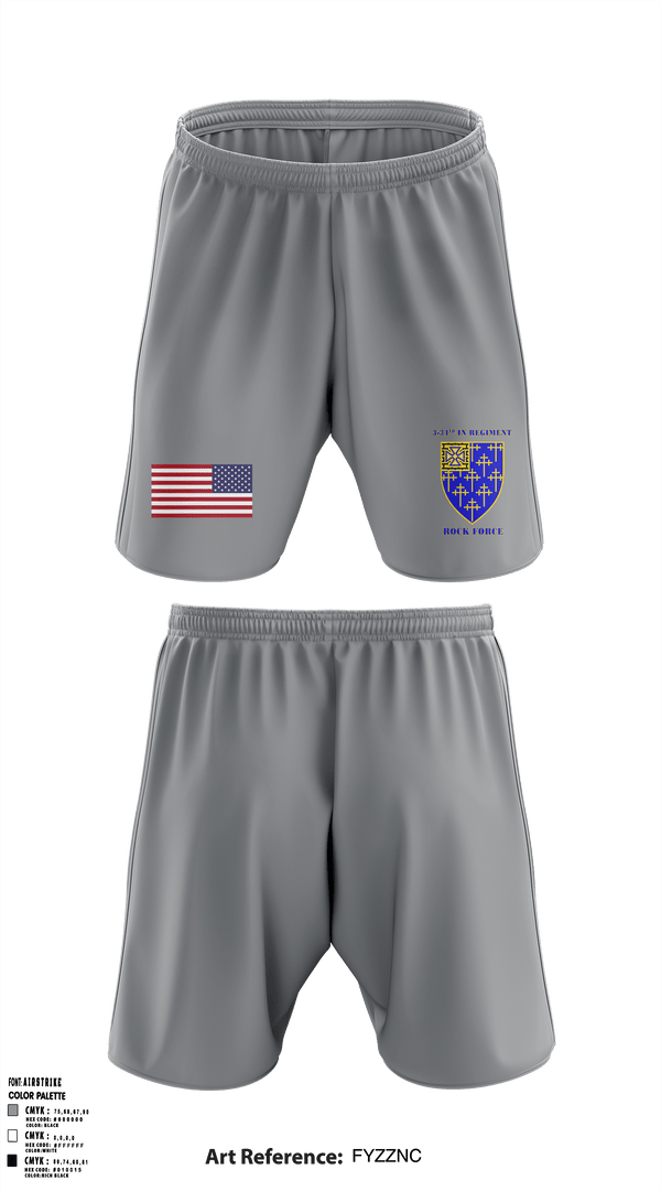 Athletic Shorts With Pockets, 3rd Battalion, 34th Infantry Regiment, Army, Teamtime, Team time, sublimation, custom sports apparel, team uniforms, spirit wear, spiritwear, sports uniforms, custom shirts, team store, custom team store, fundraiser sports, apparel fundraiser