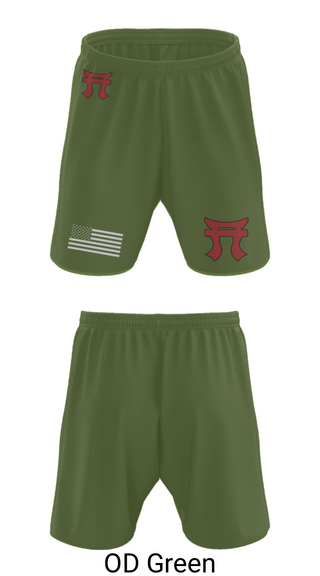 Athletic Shorts With Pockets, 187th Iron Rakkasans, Army, Teamtime, Team time, sublimation, custom sports apparel, team uniforms, spirit wear, spiritwear, sports uniforms, custom shirts, team store, custom team store, fundraiser sports, apparel fundraiser