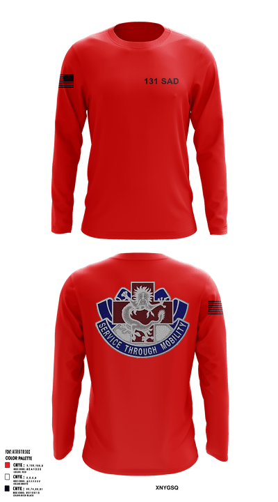 131st SAD131 SAD 10490536 Long Sleeve Performance Shirt - 3