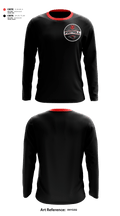 Foothill Jr Cougars Football and Cheer  Long Sleeve Performance Shirt - 1
