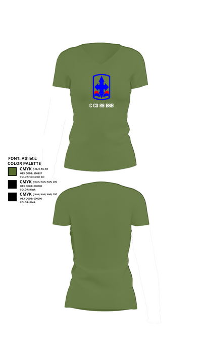 C co 29 BSB 47776352 Women's Short Sleeve V-neck Shirt - 42