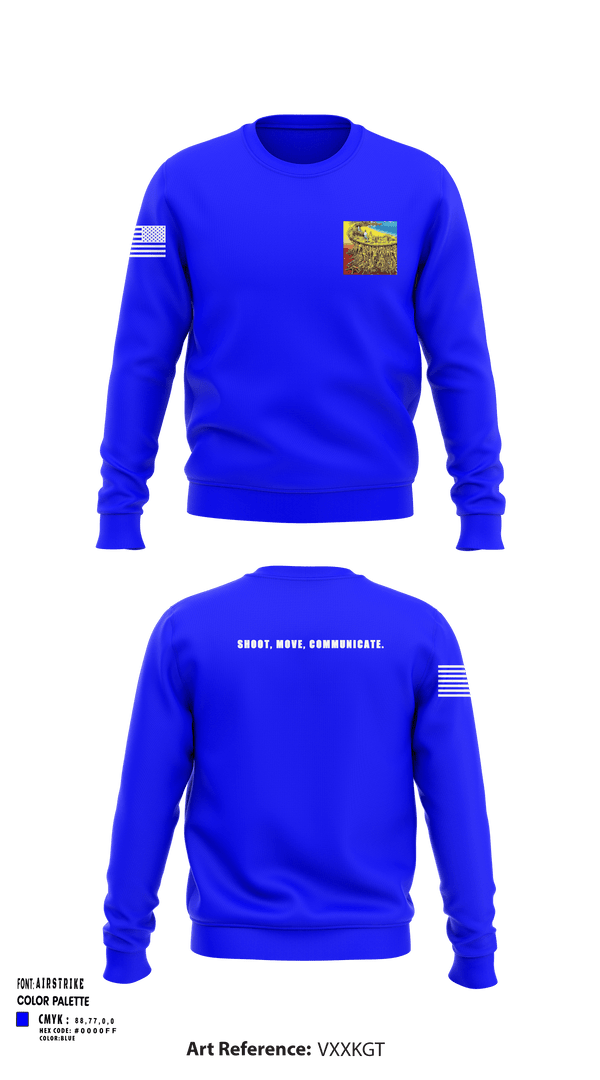 Crew Neck Sweatshirt, 218th Maneuver brigade, National Guard, Teamtime, Team time, sublimation, custom sports apparel, team uniforms, spirit wear, spiritwear, sports uniforms, custom shirts, team store, custom team store, fundraiser sports, apparel fundraiser