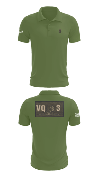 Short Sleeve Performance Polo, VQ-3 DET TRVS, Navy, Teamtime, Team time, sublimation, custom sports apparel, team uniforms, spirit wear, spiritwear, sports uniforms, custom shirts, team store, custom team store, fundraiser sports, apparel fundraiser