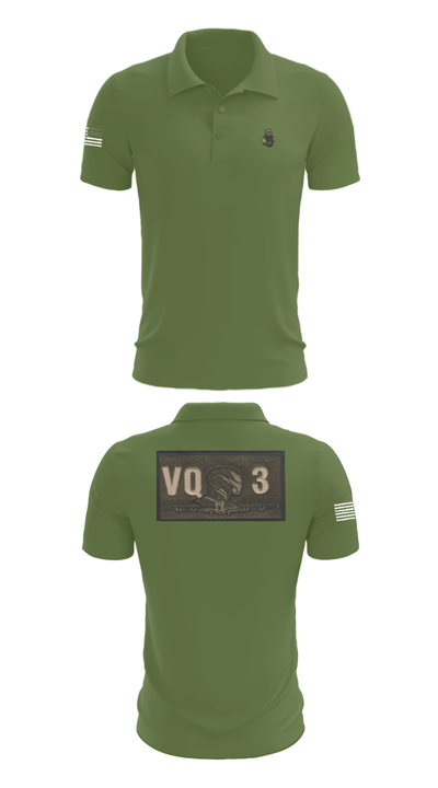 VQ-3 DET TRVS 52792969 Short Sleeve Performance Polo - 45