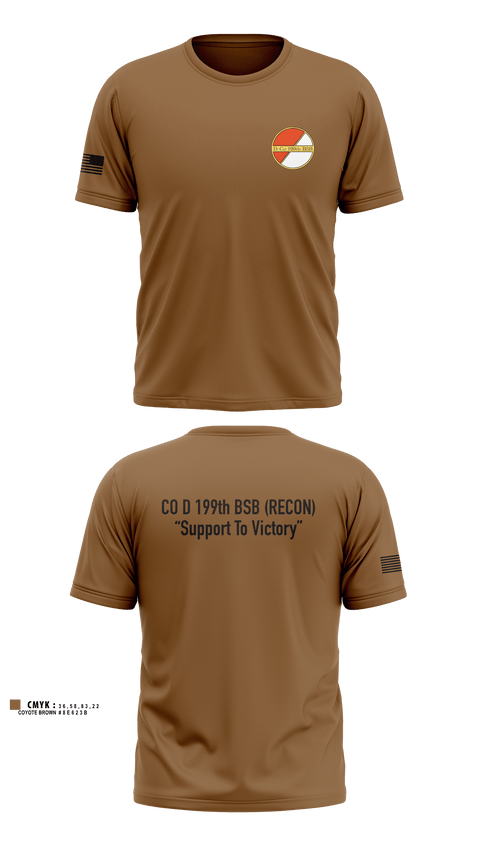 Old School Cotton Feel Shirt, Co D 199TH BSB RECON, National Guard, Teamtime, Team time, sublimation, custom sports apparel, team uniforms, spirit wear, spiritwear, sports uniforms, custom shirts, team store, custom team store, fundraiser sports, apparel fundraiser