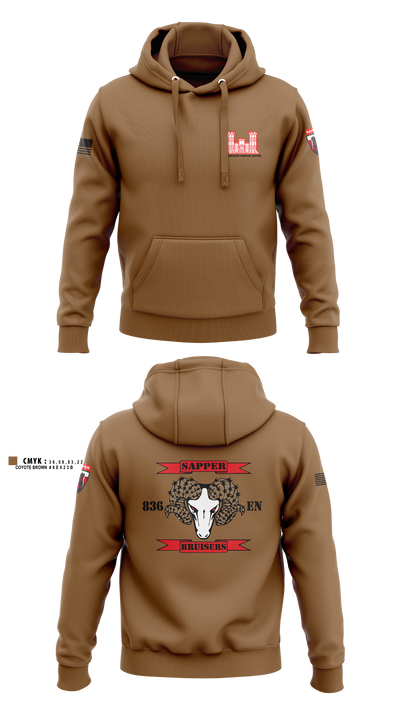 836 Engineer Company SAPPER 18446869 Hoodie - 1