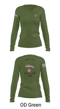 380th HVAC 14161864 Women's Long Sleeve V-neck Shirt - 57