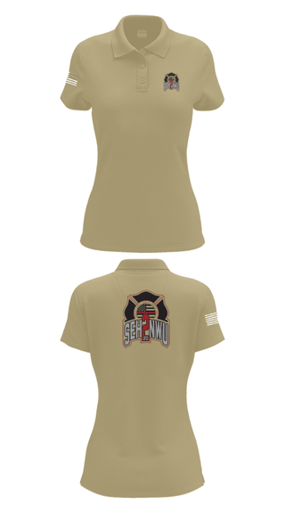 Women's Short Sleeve Performance Polo, SEHNWU, Fire Department, Teamtime, Team time, sublimation, custom sports apparel, team uniforms, spirit wear, spiritwear, sports uniforms, custom shirts, team store, custom team store, fundraiser sports, apparel fundraiser