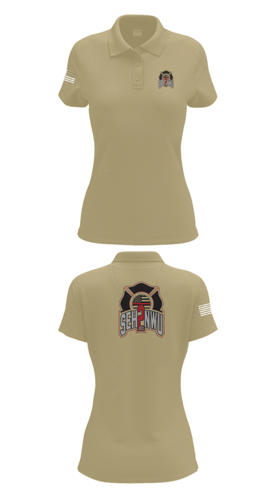 SEHNWU 1641965 Women's Short Sleeve Performance Polo  - 95