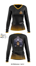 The oneThe one 31596431 Women's Long Sleeve V-neck Shirt - 1