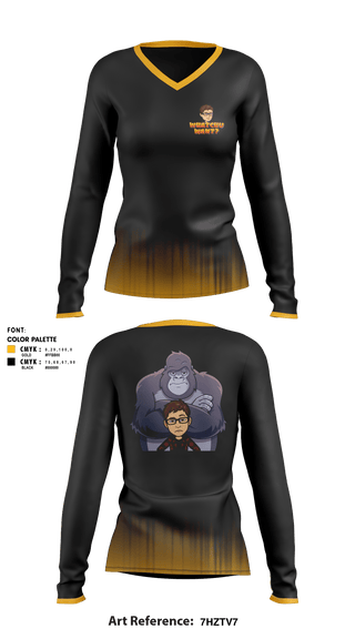 Women's Long Sleeve Vneck Shirt, The oneThe one, , Teamtime, Team time, sublimation, custom sports apparel, team uniforms, spirit wear, spiritwear, sports uniforms, custom shirts, team store, custom team store, fundraiser sports, apparel fundraiser