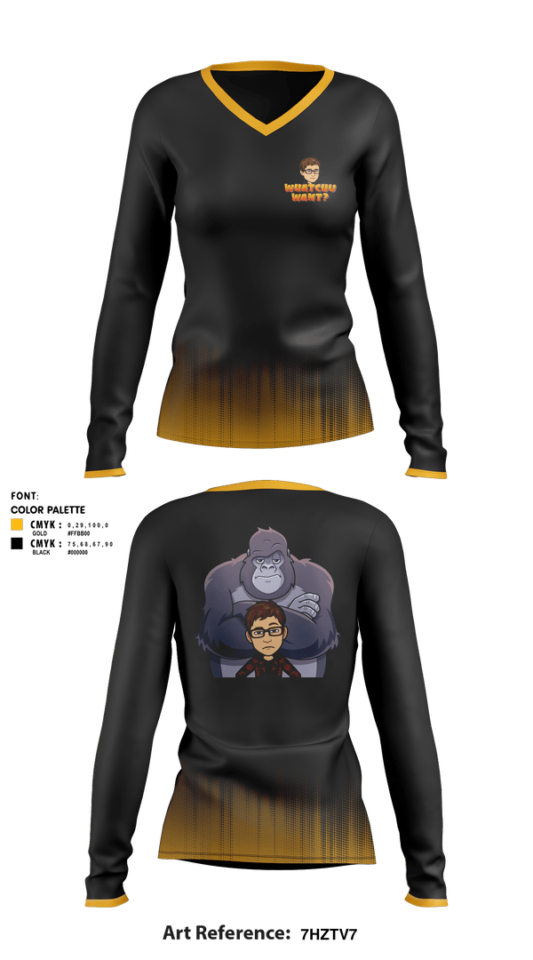 Women's Long Sleeve Vneck Shirt, The oneThe one, , Teamtime, Team time, sublimation, custom sports apparel, team uniforms, spirit wear, spiritwear, sports uniforms, custom shirts, team store, custom team store, fundraiser sports, apparel fundraiser