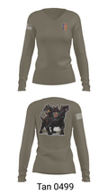 1-174th ADA RGT 76642958 Women's Long Sleeve V-neck Shirt - 73