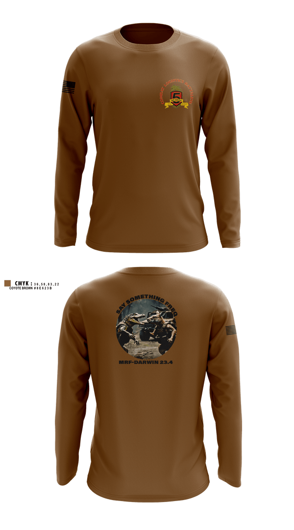 Long Sleeve Performance Shirt, Clb-5, Marines, Teamtime, Team time, sublimation, custom sports apparel, team uniforms, spirit wear, spiritwear, sports uniforms, custom shirts, team store, custom team store, fundraiser sports, apparel fundraiser