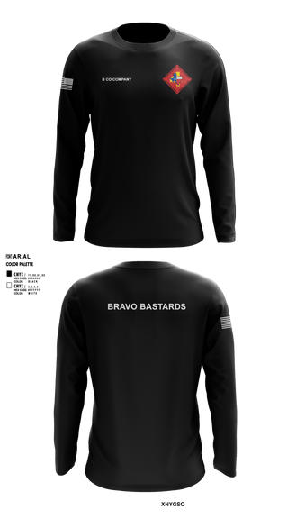 Long Sleeve Performance Shirt, Bravo 1/23 63480397, Marines, Teamtime, Team time, sublimation, custom sports apparel, team uniforms, spirit wear, spiritwear, sports uniforms, custom shirts, team store, custom team store, fundraiser sports, apparel fundraiser