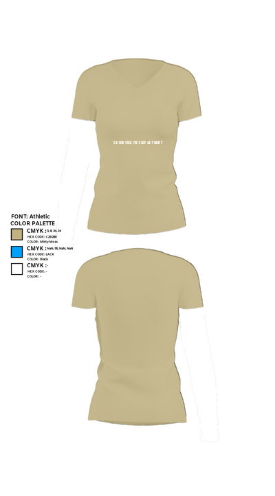 Greenwich Fire Department 44525559 Women's Short Sleeve V-neck Shirt - 84