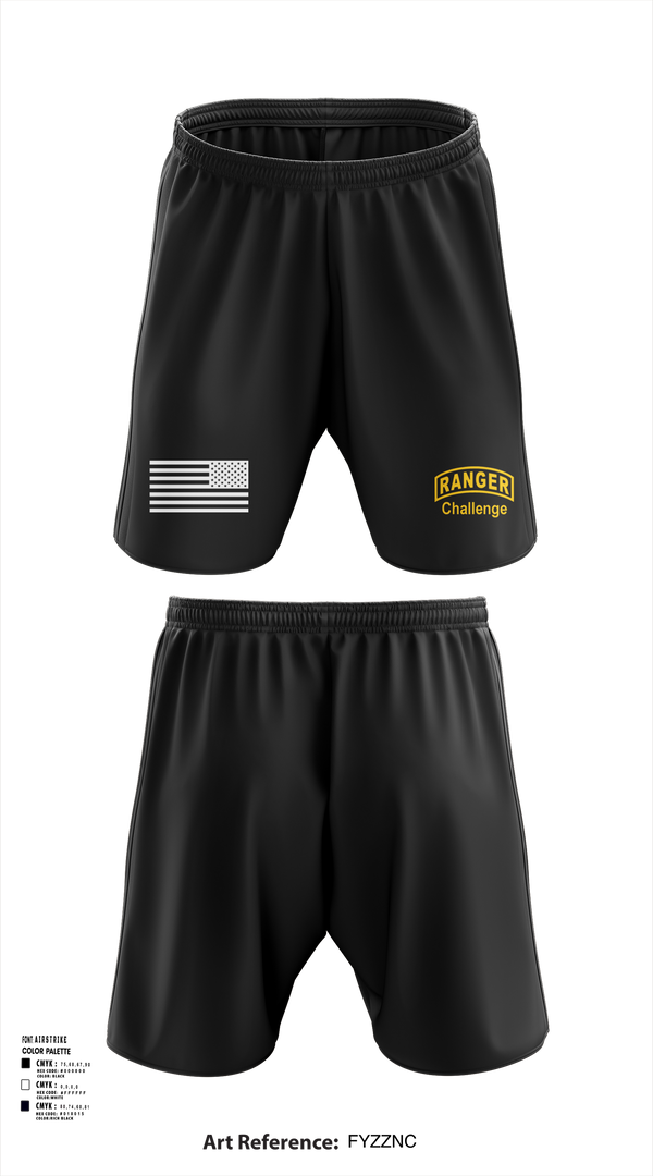 Athletic Shorts With Pockets, GASOU ROTC Ranger Challenge, , Teamtime, Team time, sublimation, custom sports apparel, team uniforms, spirit wear, spiritwear, sports uniforms, custom shirts, team store, custom team store, fundraiser sports, apparel fundraiser