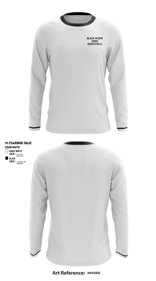 Long Sleeve Performance Shirt, Black widow, Men's Basketball, Teamtime, Team time, sublimation, custom sports apparel, team uniforms, spirit wear, spiritwear, sports uniforms, custom shirts, team store, custom team store, fundraiser sports, apparel fundraiser