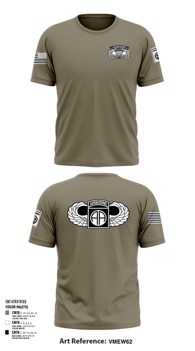 82nd airborne Division 775334 Short Sleeve Performance Shirt - 1