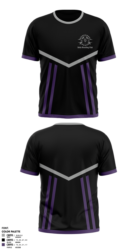 Short Sleeve Rash Guard Shirt, Delta Wrestling Club, Wrestling, Teamtime, Team time, sublimation, custom sports apparel, team uniforms, spirit wear, spiritwear, sports uniforms, custom shirts, team store, custom team store, fundraiser sports, apparel fundraiser