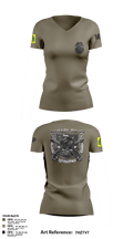 307TH Military Police Company 95358233 Women's Short Sleeve V-neck Shirt - 2