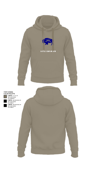 Hoodie, Battle company 1-17IN, Army, Teamtime, Team time, sublimation, custom sports apparel, team uniforms, spirit wear, spiritwear, sports uniforms, custom shirts, team store, custom team store, fundraiser sports, apparel fundraiser