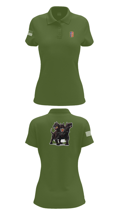 1-174th ADA RGT 76642958 Women's Short Sleeve Performance Polo  - 52
