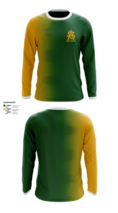 Saint Albert High School Baseball 23620889 Long Sleeve Performance Shirt - 10