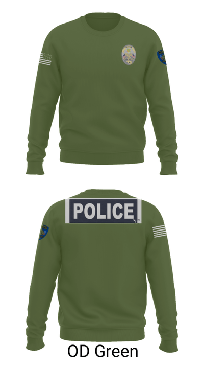 Miami Police Department 88232990 Crew Neck Sweatshirt - 43